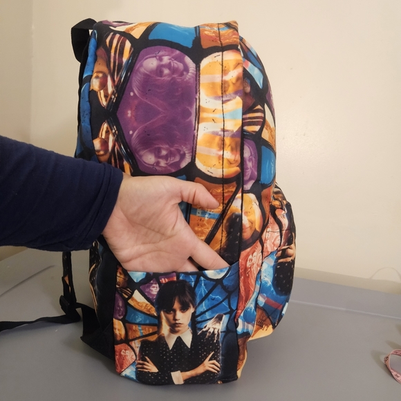 Wednesday Addams Backpack NWOT - Picture 7 of 12